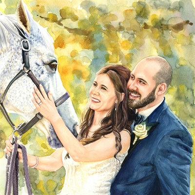 Hand Painted Watercolor from Photos - myDaVinci